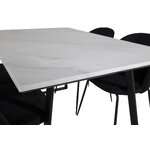 Rectangular dining set (estelle, wrinkles)