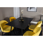 Round dining set (dip, velvet)