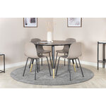 Round dining set (dip, arctic)