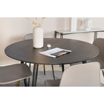 Round dining set (dip, arctic)