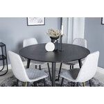 Round dining set (dip, polar)