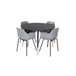 Round dining set (dip, comfort)