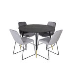 Round dining set (dip, muce)