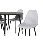 Round dining set (dip, polar)