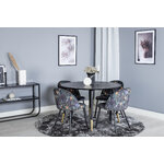 Round dining set (dip, velvet)