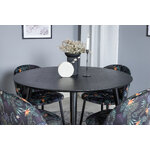 Round dining set (dip, velvet)