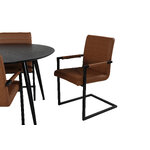 Round dining set (dip, art)