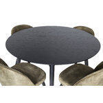 Round dining set (dip, velvet)