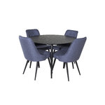 Round dining set (dip, velvet deluxe)