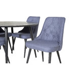 Round dining set (dip, velvet deluxe)