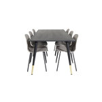 Rectangular dining set (dip, arctic)