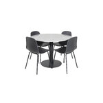 Round dining set (razzia, arctic)