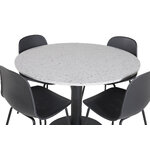 Round dining set (razzia, arctic)