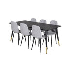 Rectangular dining set (dip, polar)