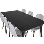 Rectangular dining set (dip, polar)