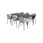 Rectangular dining set (dip, comfort)