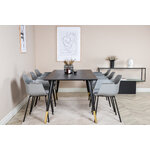 Rectangular dining set (dip, comfort)