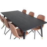 Rectangular dining set (dip, polar)