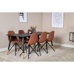 Rectangular dining set (dip, polar)