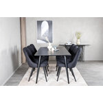 Rectangular dining set (dip, velvet deluxe)