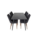 Rectangular dining set (dip, leone)