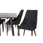 Rectangular dining set (dip, leone)