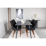 Rectangular dining set (dip, leone)