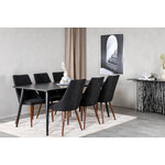 Rectangular dining set (dip, leone)