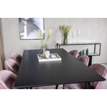 Rectangular dining set (dip, velvet)