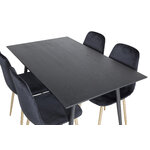 Round dining set (dip, polar)