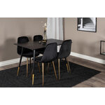 Round dining set (dip, polar)