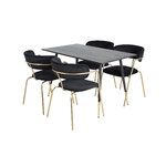 Round dining set (dip, arrow)