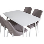 Rectangular dining set (polar, leone)