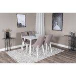 Rectangular dining set (polar, leone)