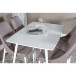 Rectangular dining set (polar, leone)