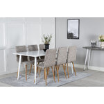 Rectangular dining set (polar, windu)