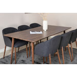 Rectangular dining set (polar, arch)