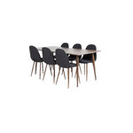 Rectangular dining set (polar, polar)