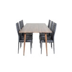 Rectangular dining set (polar, slim)