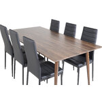 Rectangular dining set (polar, slim)