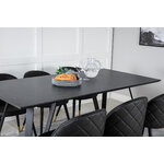 Rectangular dining set (marina, velvet)