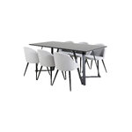 Rectangular dining set (marina, velvet)