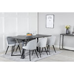 Rectangular dining set (marina, velvet)