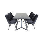 Rectangular dining set (marina, velvet deluxe)