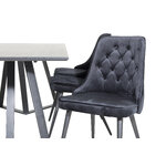 Rectangular dining set (marina, velvet deluxe)