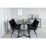 Rectangular dining set (marina, velvet deluxe)