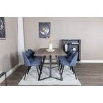 Rectangular dining set (marina, velvet)