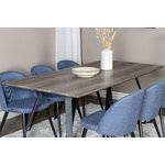 Rectangular dining set (marina, velvet)