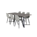 Rectangular dining set (marina, polar)