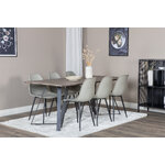 Rectangular dining set (marina, polar)